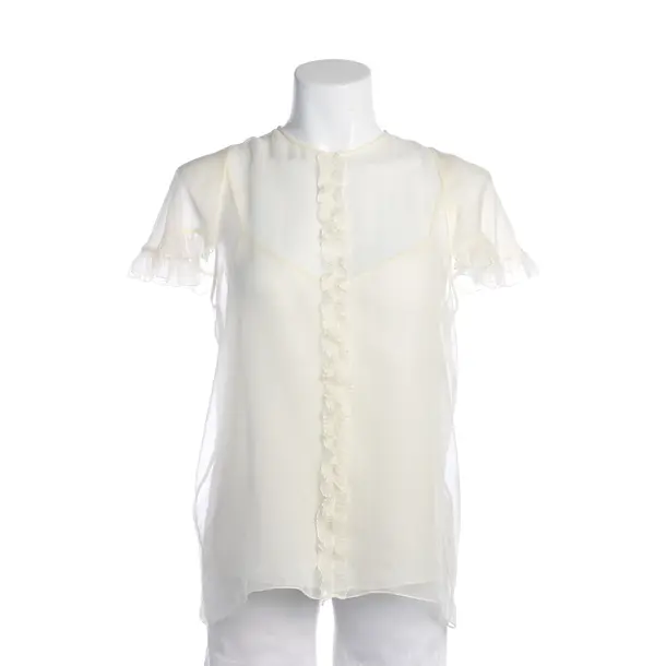 Blouse in White, Silk, Rochas