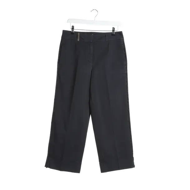 Pants, in Navy, Cotton, Peserico