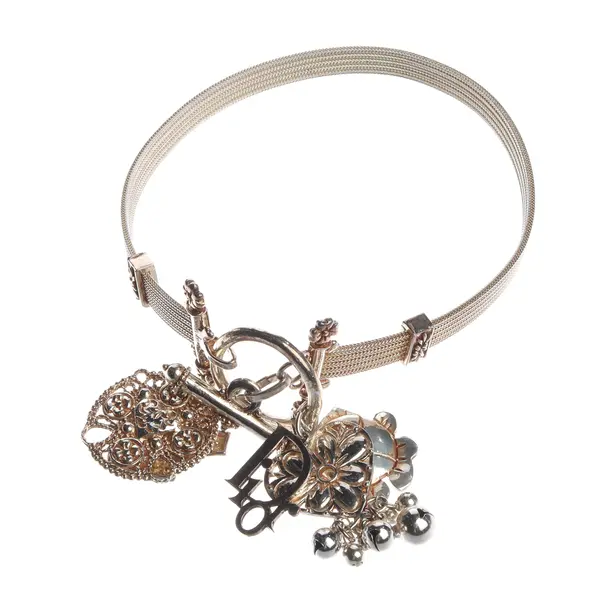 Necklace in Metallic, Metal (metallic, metallized), Dior