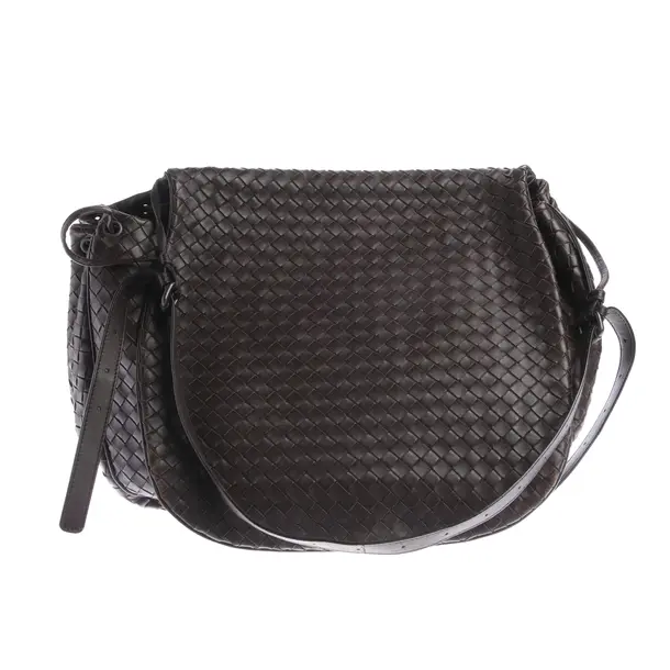 Schultertasche in Braun, Leder, Bottega Veneta