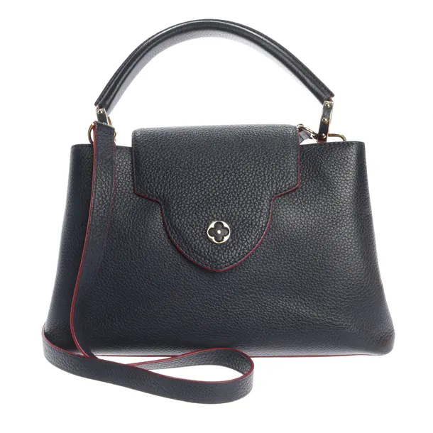 Handbag in Blue, Leather, Louis Vuitton