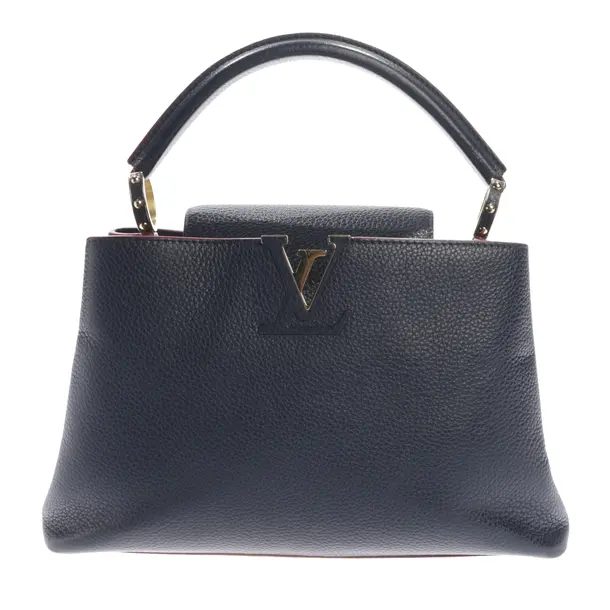 Handbag, in Navy, Leather, Louis Vuitton