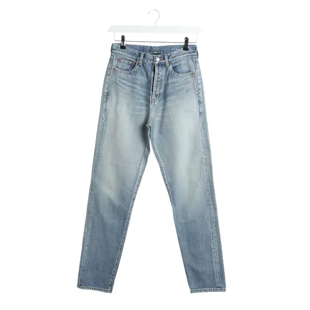 Jeans Straight Fit in Blau, Baumwolle, Saint Laurent