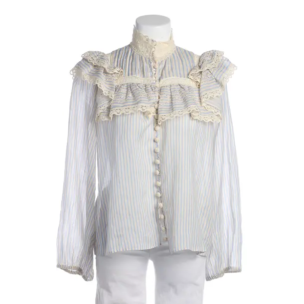 Bluse in Weiß, Ramie, Zimmermann