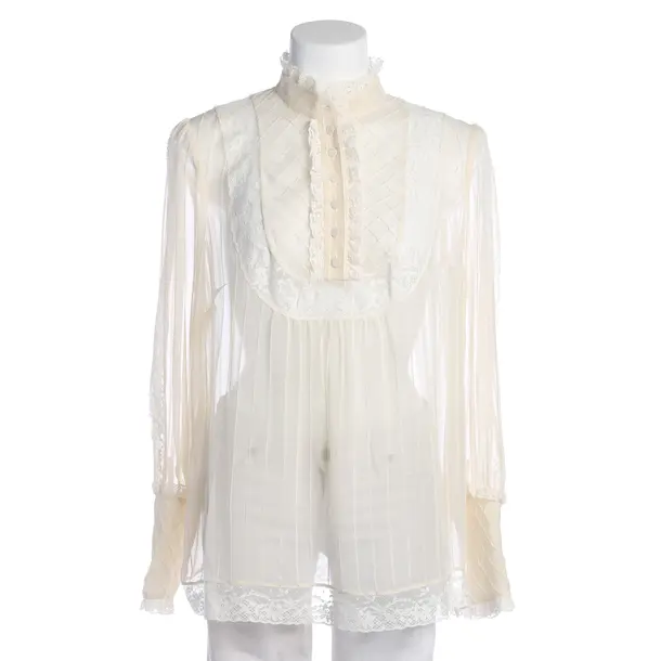 Blouse in White, Silk, Zimmermann