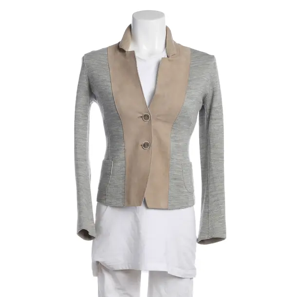 Blazer in Gray, Wool, Fabiana Filippi
