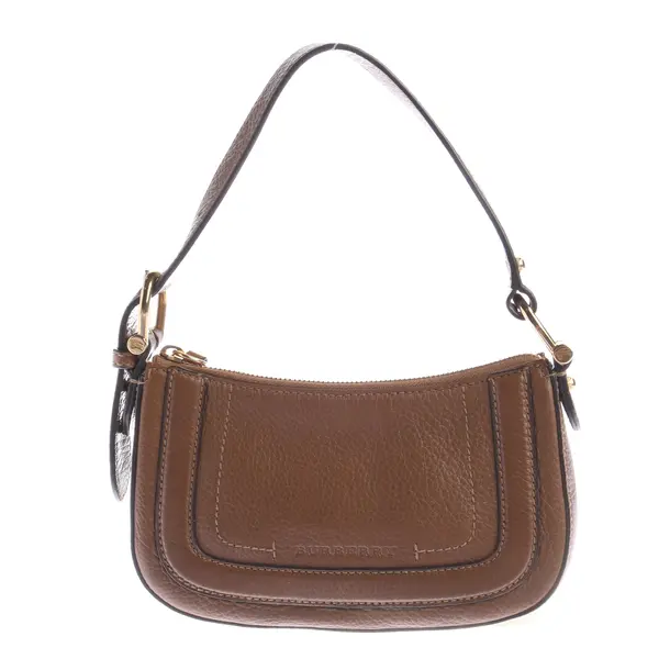 Handbag in Brown, Leather, Burberry