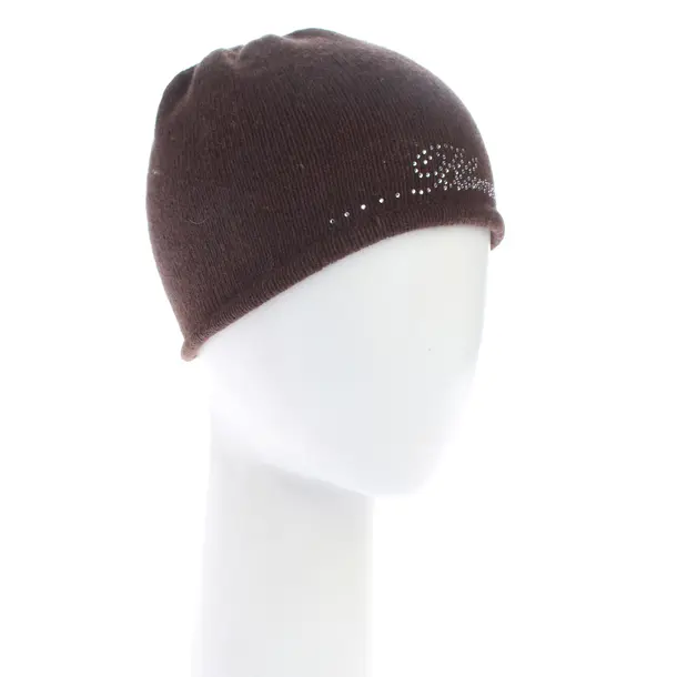 Beanie in Brown, Wool, Blumarine