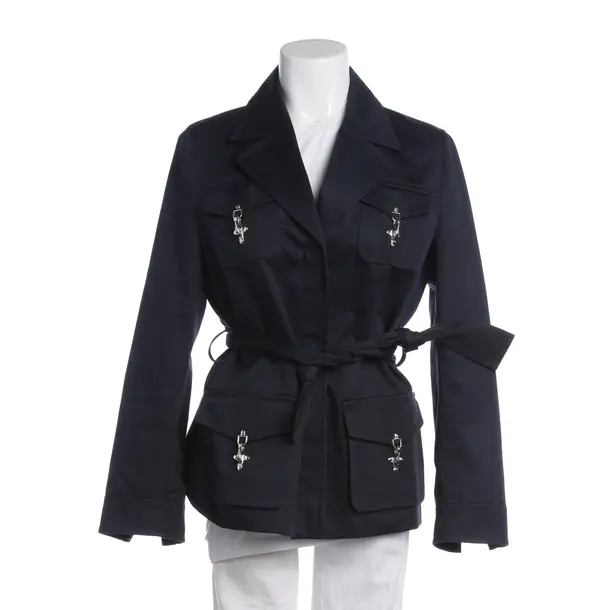 Mid-Season Jacket in Blue, Rayon, Escada