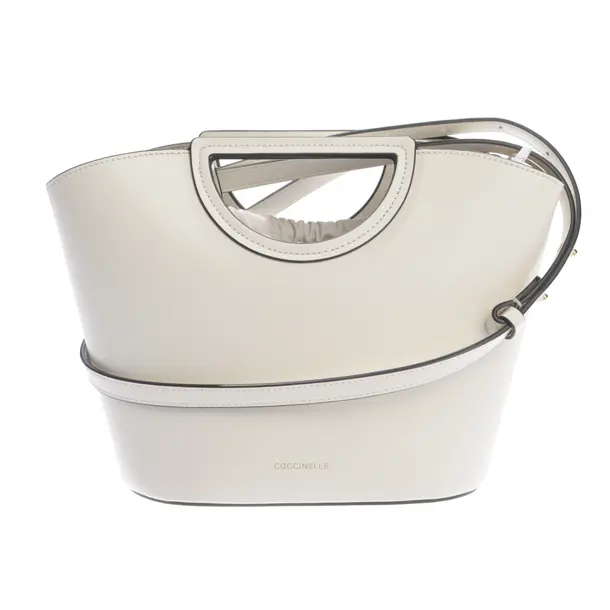 Cross Body Bag in White, Leather, Coccinelle