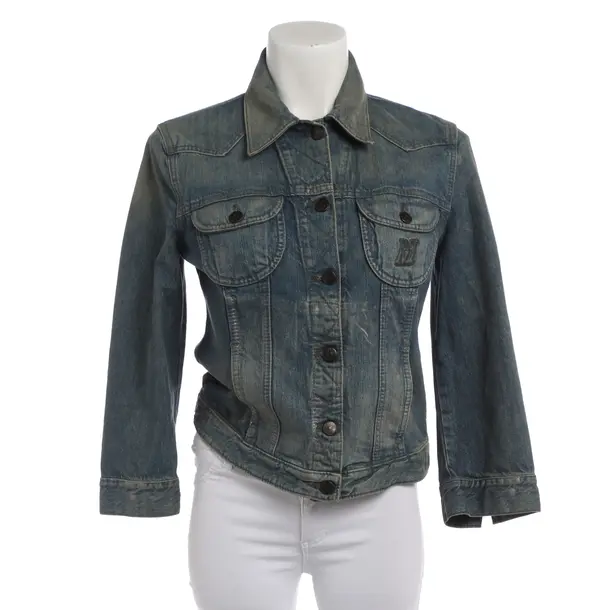 Denim Jacket in Blue, Cotton, Alexander McQueen