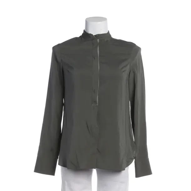 Blouse in Gray, Silk, Brunello Cucinelli