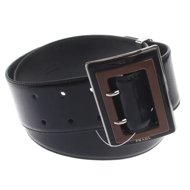 Cinture, in Nero, Pelle, Prada