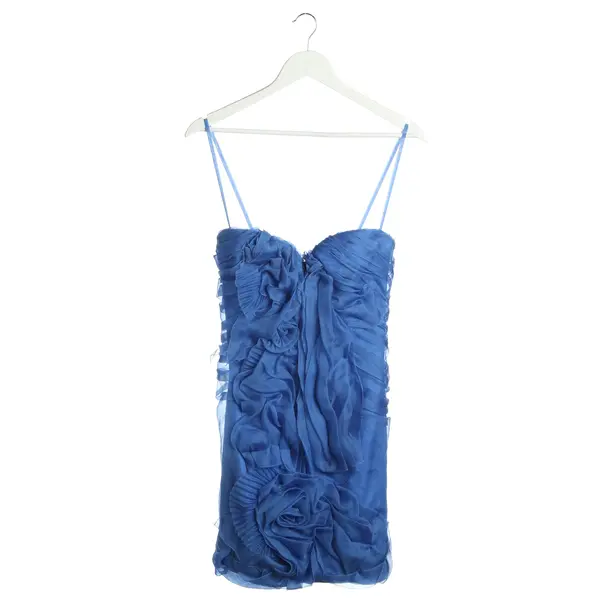 Cocktail Dress in Blue, Silk, Ermanno Scervino