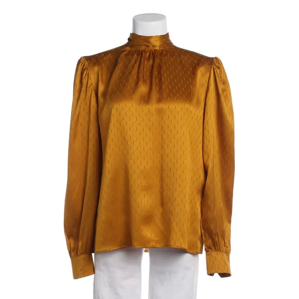 Camicetta, in Giallo, Seta, Saint Laurent