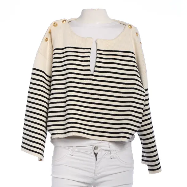 Jumper in White, Cotton, Céline