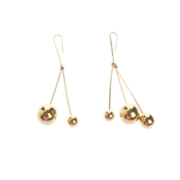Ohrringe in Metallic, Metall (metallisch, metallisiert), Céline
