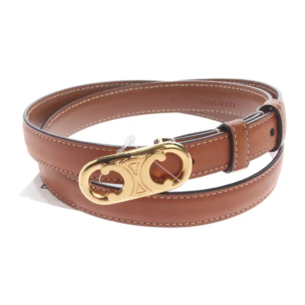 Belt in Brown, Leather, Céline