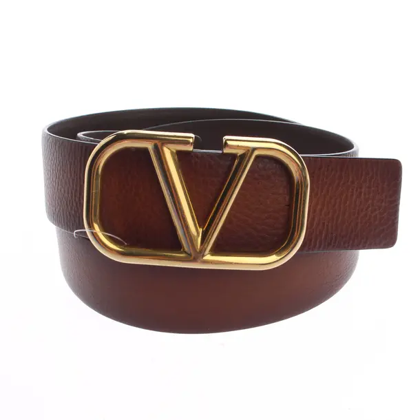 Belt in Brown, Leather, Valentino