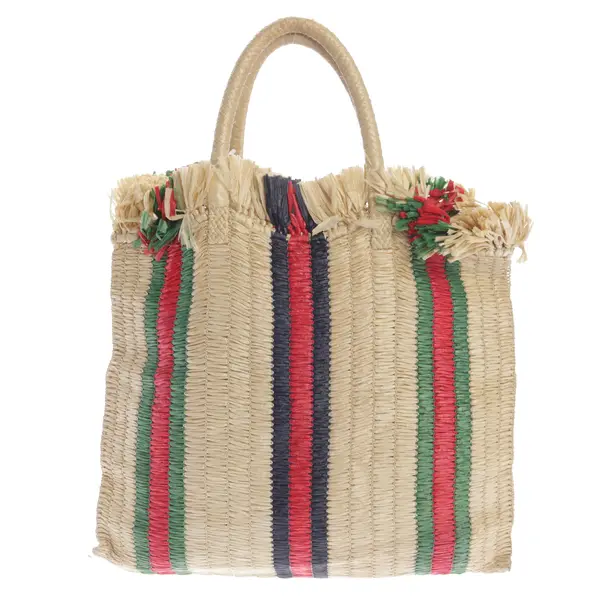Shopper, in Mehrfarbig, Stroh, Gucci