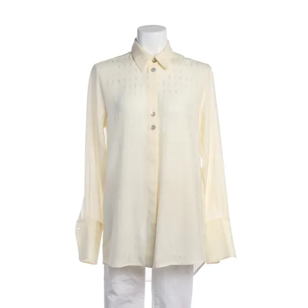 Bluse in Weiß, Acetat, Victoria Beckham