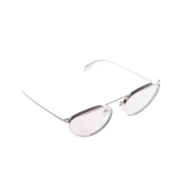 Sonnenbrille in Metallic, Kunststoff / Metall, Alexander McQueen