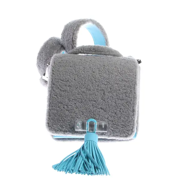 Shoulder Bag, in Gray, Polyester, Kenzo