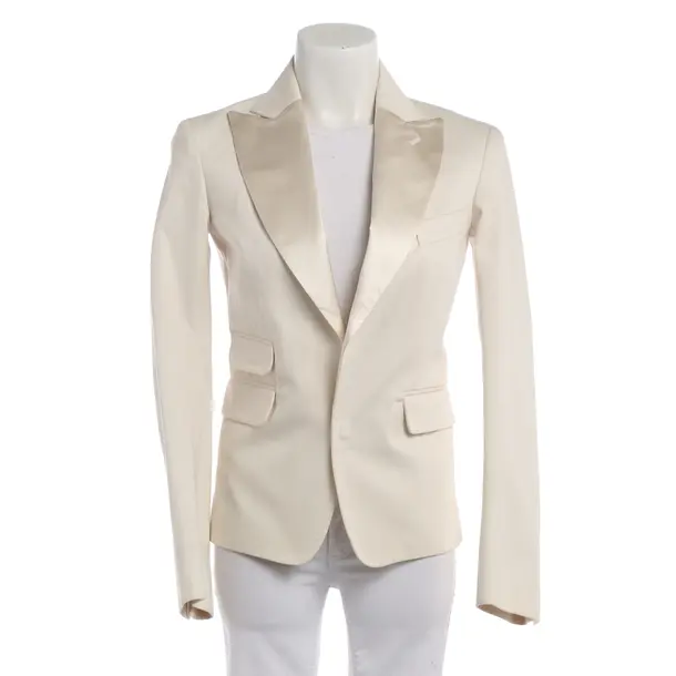 Blazer in White, Cotton, Dsquared