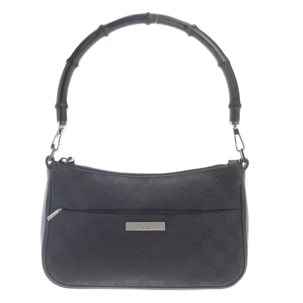Shoulder Bag, in Black, Cotton, Gucci