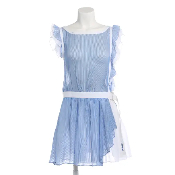 Kleid, in Blau, Baumwolle, Ermanno Scervino