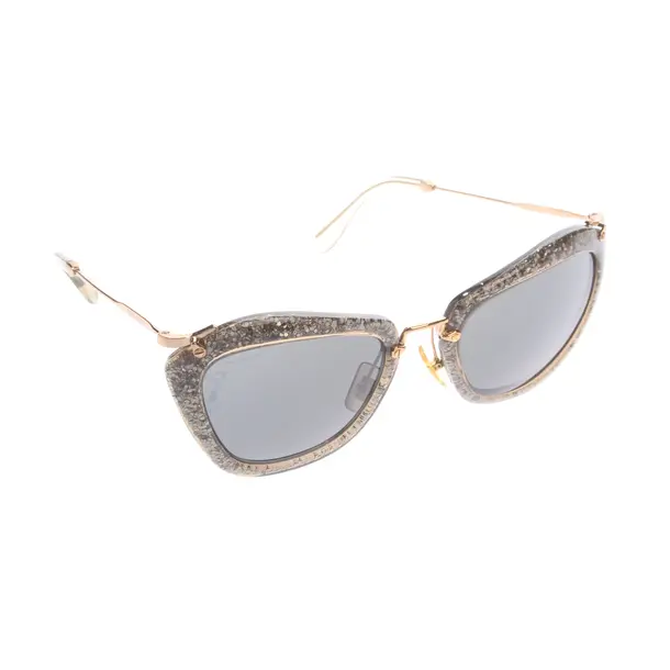 Sunglasses in Gray, Synthetic / Metal, Miu Miu