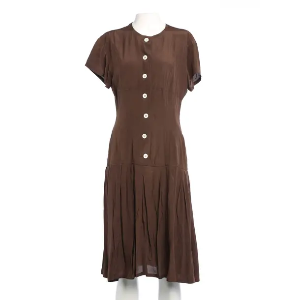Kleid in Braun, Seide, Jil Sander