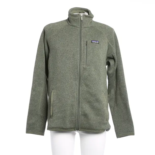 Felpa con cerniera, in Verde, Poliestere, Patagonia