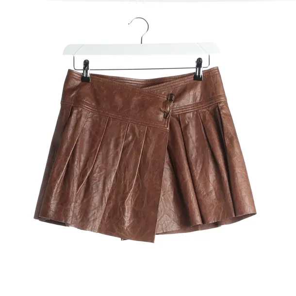 Skirt in Brown, Leather, Diane von Furstenberg