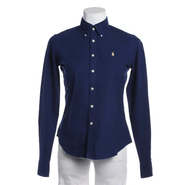 Bluse in Blau, Baumwolle, Polo Ralph Lauren
