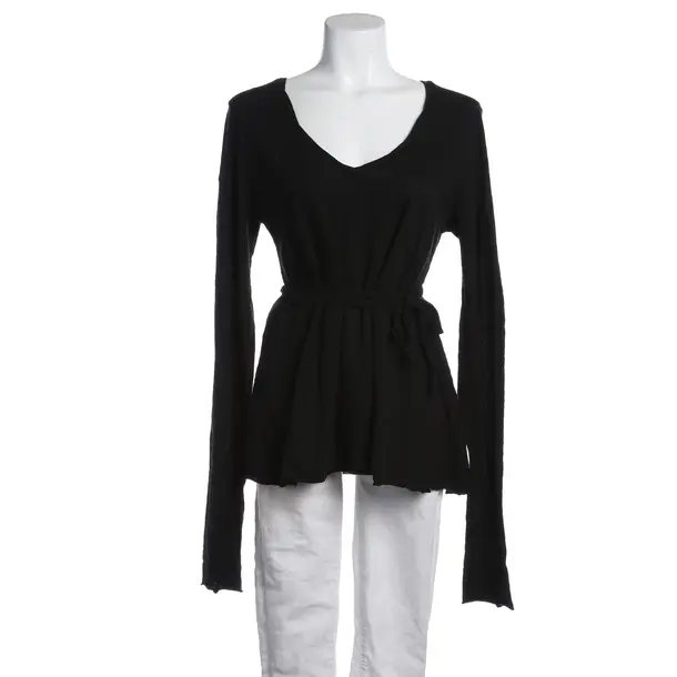 Longsleeve in Schwarz, Baumwolle, American Vintage
