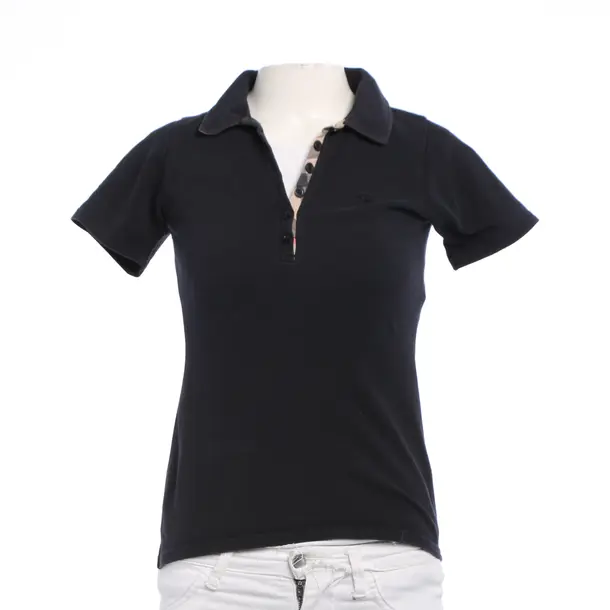 Polo Shirt in Blue, Cotton, Burberry London