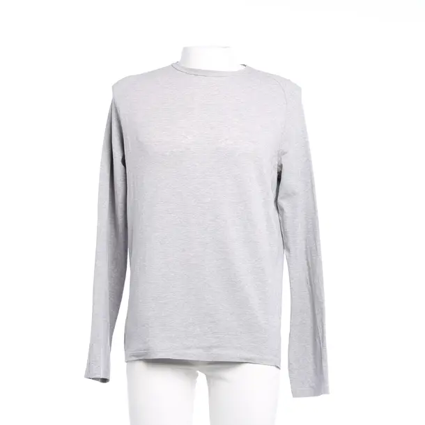 Long Sleeve Shirt, in Gray, Cotton, Prada Linea Rossa