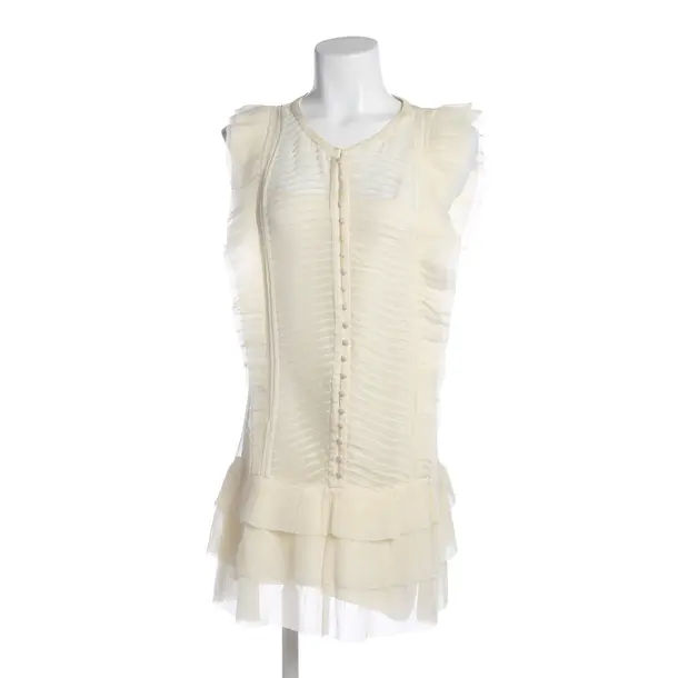 Kleid, in Cream, Seide, Maje