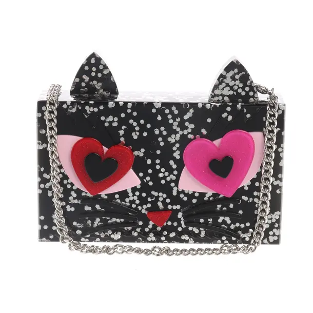 Evening Bag, in Black, Other Material, Karl Lagerfeld
