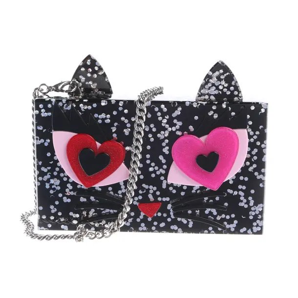 Borsa da sera, in Nero, Altro materiale, Karl Lagerfeld