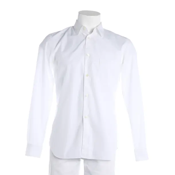 Shirt, in White, Cotton, Comme des Garcons