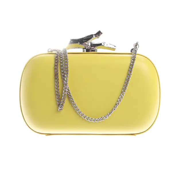 Abendtasche in Gelb, Leder, Diane von Furstenberg