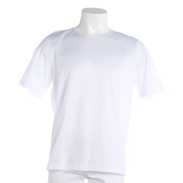 T-Shirt, in White, Cotton, Gran Sasso