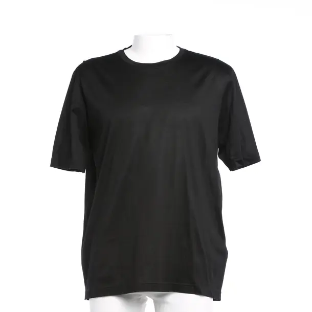 T-Shirt, in Schwarz, Baumwolle, Gran Sasso