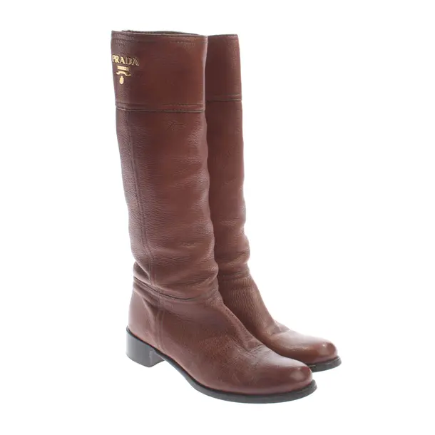 Boots, in Light Brown, Prada