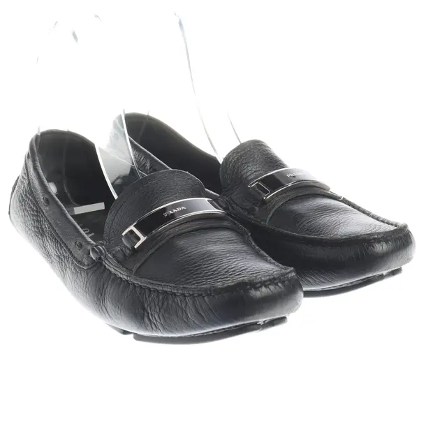 Mocassini, in Nero, Prada