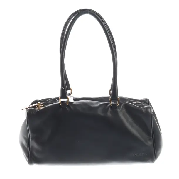 Handbag, in Black, Leather, Prada