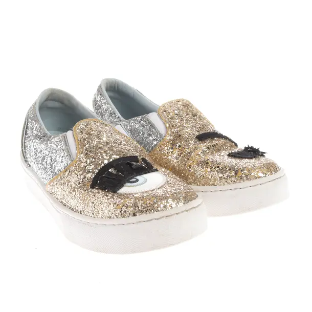 Sneaker, in argento, Chiara Ferragni