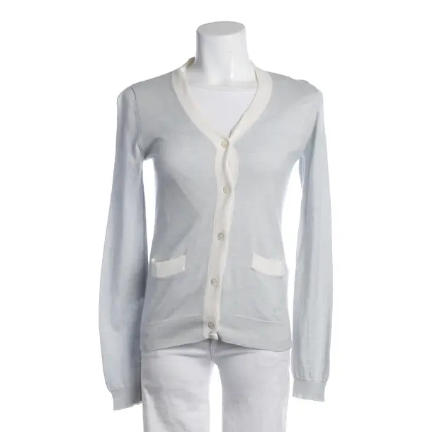 Cardigan, in Blu neon, Cotone, Alludere